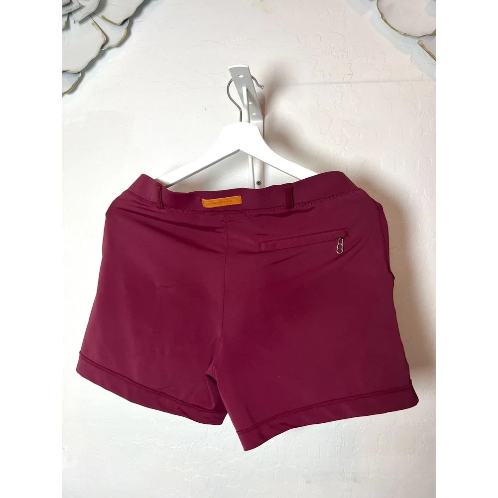 2Eros Bondi Mens Mid-Thigh Swim Short in Eco-Fabric size XL  Burgundy